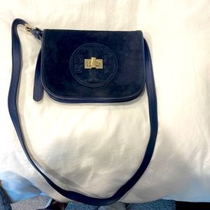 Tory Burch suede crossbody bag